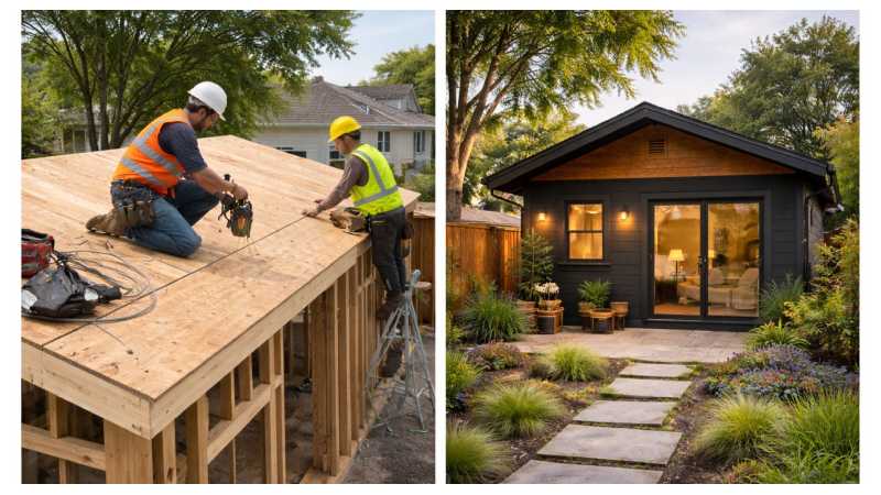 Sacramento ADU Builder Achieves Exterior Design Cohesion Between New ADUs and Existing Sacramento Homes